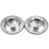 Power Stop 96-02 Toyota 4Runner Front Evolution Drilled & Slotted Rotors - Pair - JBR791XPR
