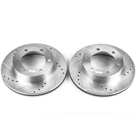 Power Stop 96-02 Toyota 4Runner Front Evolution Drilled & Slotted Rotors - Pair - JBR791XPR