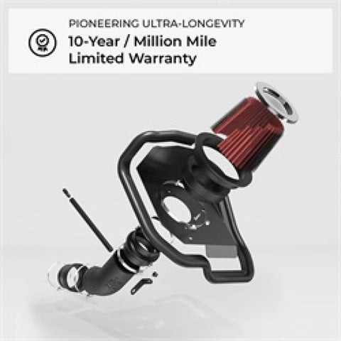 K&N 63 Series AirCharger Performance Intake Kit Chevy/GMC 14-15 Silverado/Sierra 1500 5.3L/6.2L V8 - 63-3082