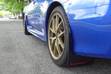 Rally Armor 15-21 Subaru WRX/STI Black UR Mud Flap w/Grey Logo - MF32-UR-BLK/GRY