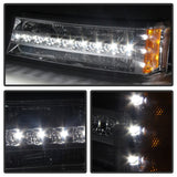 xTune Chevy Silverado 03-06 / Avalanche 02-06 LED Bumper Lights Chrome CBL-JH-CS03-LED-C - 9027499