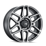 ION Type 146 20x9 / 6x139.7 BP / 18mm Offset / 106mm Hub Matte Black W/Machined Dart Tint Wheel - 146-2983TM18