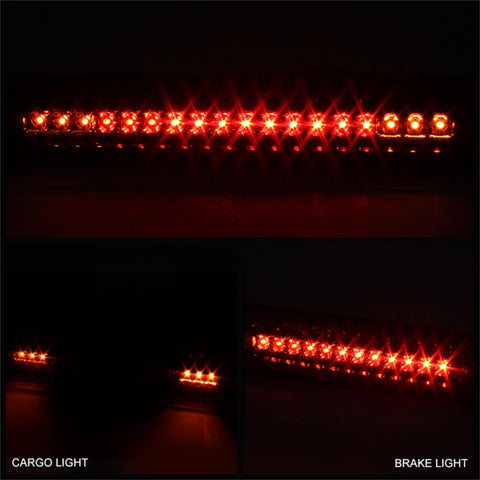 Xtune Chevy C10 / Ck Series 88-93 LED 3rd Brake Light Red BKL-CCK88-LED-RD - 5072412