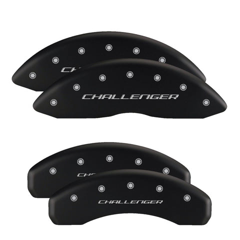 MGP 4 Caliper Covers Engraved F & R Oval Logo/Ford Yellow Finish Black Char 2005 Ford Excursion - 10146SFRDYL