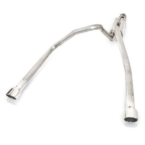 Stainless Works 2006-09 Trailblazer SS 6.0L 2-1/2in S-Tube Exhaust X-Pipe Center Bumper Exit - TBTDLMFCB