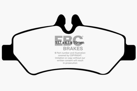 EBC 07+ Dodge Sprinter 2500 Greenstuff Rear Brake Pads - DP61927