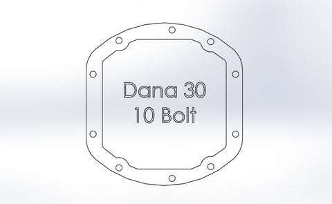 aFe Street Series Dana 30Front Differential Cover Black w/ Machined Fins 97-18 Jeep Wrangler - 46-71130B