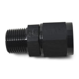 Russell Performance -4 AN Straight Female to 1/8in Male NPT Fitting (Black) - 614202