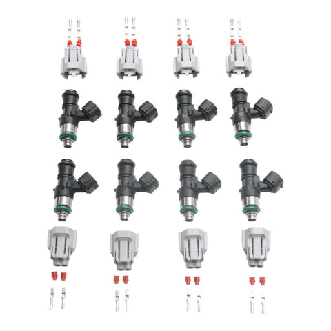Deatschwerks Set of 8 2200cc/min For The Fitech Go EFI 8/Holley Super Sniper 1250/ Sniper Xflow 1375 - 16S-19-2200-8