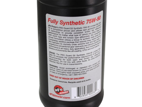 aFe Power Front Diff Cover w/ 75W-90 Gear Oil 5/94-12 Ford Diesel Trucks V8 7.3/6.0/6.4/6.7L (td) - 46-70082-WL