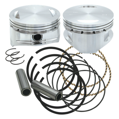 S&S Cycle 84-99 BT 4in x 4-1/2in Piston Set - .010in - 92-1411