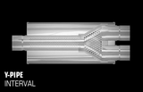 MagnaFlow Muffler Mag SS 24X5X8 2.5X2.5/2.5 C - 12368