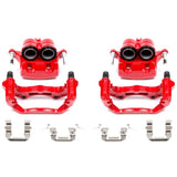 Power Stop 05-07 Infiniti G35 Front Red Calipers w/Brackets - Pair - S2870A