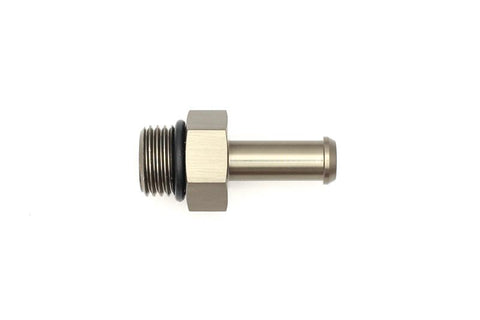 DeatschWerks 6AN ORB Male To 5/16in Barb Fitting (Single Barb - Incl O-Ring) - 6-02-0505