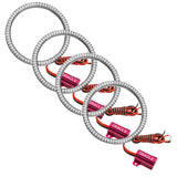 Oracle Ultima GTR LED Waterproof Tail Light Halo Kit - 4 Rings - Red - 1290-003