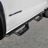Westin 14-18 Chevrolet Silverado/GMC Sierra Crew Cab Outlaw Nerf Step Bars (Excl. Diesel) -Text. Blk - 20-13725