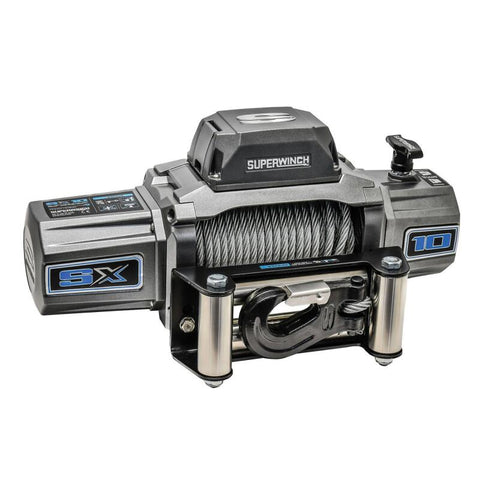 Superwinch 10000 LBS 12V DC 3/8in x 85ft Wire Rope SX 10000 Winch - 1710200