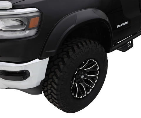 Bushwacker 19-22 Ram 1500 (Excl. Rebel/TRX) 76.3 & 67.4in Bed DRT Style Flares 4pc  - Blk / Smooth - 50934-02