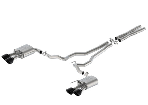 Ford Racing 2024 Mustang 5.0L GT Extreme Cat-Back Exhaust W/Valance - Black Tips - M-5200-M5EBVA