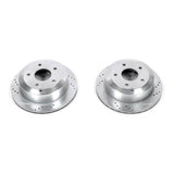 Power Stop 05-06 Pontiac GTO Rear Evolution Drilled & Slotted Rotors - Pair - AR8285XPR