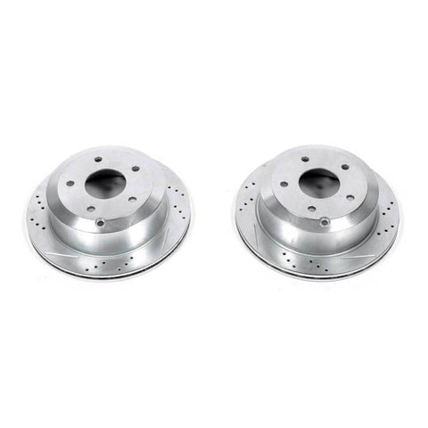 Power Stop 05-06 Pontiac GTO Rear Evolution Drilled & Slotted Rotors - Pair - AR8285XPR