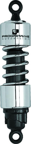 Progressive Harley-Davidson 412 Series Shocks 12.5in - Chrome - 412-4064C