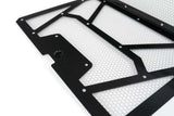 Agency Power 14-18 Polaris RZR XP 1000 / XP Turbo Vented Engine Cover - Gloss Black/Raw Mesh - AP-RZR-111-FGB-MRAW