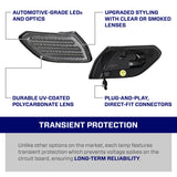 Form Lighting 2018 Wrangler JL LED Sidemarkers Smoked (Pair) - FL0061