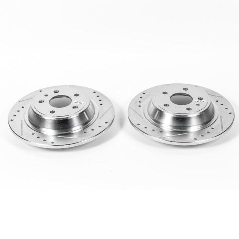 Power Stop 13-19 Ford Fusion Rear Evolution Drilled & Slotted Rotors - Pair - AR85156XPR