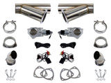 Granatelli 2.25in Stainless Steel Electronic Dual Exhaust Cutout - 307522D