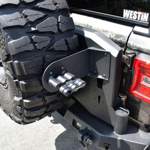 Westin 07-18 Jeep Wrangler JK / 18-22 Jeep Wrangler JL RotoPax Mount - Tex. Blk - 59-89025