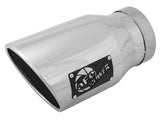 aFe Diesel Exhaust Tip Bolt On Black 5in Inlet x 7in Outlet x 12in - Right - 49T50702-P12