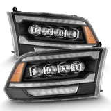 AlphaRex 09-18 Ram 2500 NOVA LED Proj Headlights Plank Style Chrome w/Activ Light/Seq Signal/DRL - 880556
