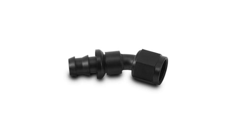 Vibrant Push-On 30 Degree Hose End Elbow Fitting Size -4AN - 22304