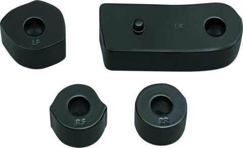 Kuryakyn Driver Floorboard Spacers 18-Up Softail Models Gloss Black - 7508