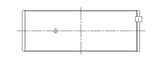 ACL Toyota 1RZ, 2RZ, 3RZ, Inline 4 .025mm Oversized High Performance Rod Bearing Set - 4B8376H-.025