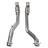 Kooks 12-22 Jeep Trackhawk 6.2L /Dodge Durango 6.4L 3in H.O. GREEN Catted OEM Connection Pipes - 34103401