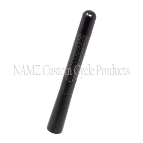 NAMZ HD Models w/Existing Audio Antenna Plug-N-Play AM/FM Alum Stubby Antenna w/Carbon Fiber Insert - NRA-CA1