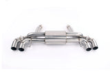 Dinan 18-23 BMW M5 (F90) Free Flow Axleback Exhaust System - Black Tips - D660-0079-BLK