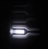 AlphaRex 07-14 Chevrolet Silverado 1500/2500HD/3500HD Luxx-Series LED Tail Lights Blk w/Smoked Lens - 620080