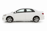AVS 09-13 Toyota Corolla Ventvisor In-Channel Front & Rear Window Deflectors 4pc - Smoke - 194073