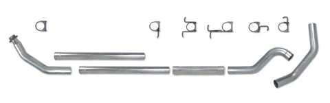 Diamond Eye KIT 4in TB MFLR RPLCMENT PIPE SGL AL: 98.5 - 02 DODGE CUMMINS 5.9L - K4212A-RP