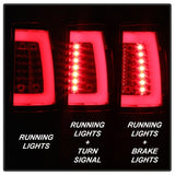 Spyder 00-06 Chevy Suburban 1500/2500 V2 Light Bar LED Tail Lights -Red Clr (ALT-YD-CD00V2-LBLED-RC) - 5084163