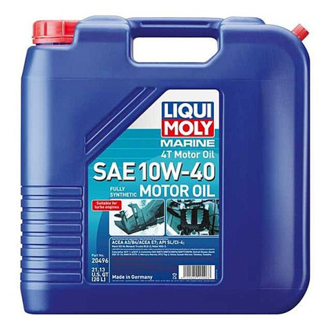 LIQUI MOLY 20L Marine 4T Motor Oil SAE 10W40 - 20496