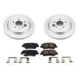 Power Stop 16-18 Cadillac ATS Rear Z17 Evolution Geomet Coated Brake Kit - CRK7401