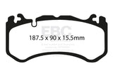EBC 08-13 Mercedes-Benz C63 AMG (W204) 6.2 Redstuff Front Brake Pads - DP31939C