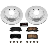 Power Stop 11-14 Chrysler 200 Rear Z17 Evolution Geomet Coated Brake Kit - CRK1630