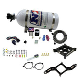 Nitrous Express Single Entry Crossbar RNC .178 4500 Flange Nitrous Kit (250-650HP) w/10lb Bottle - 63940-10