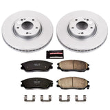 Power Stop 03-05 Hyundai XG350 Front Z17 Evolution Geomet Coated Brake Kit - CRK4557