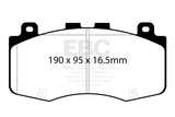 EBC Racing 2018+ Jeep Grand Cherokee Trackhawk 6.2L S/C RP-1 Race Front Brake Pads - DP82400RP1